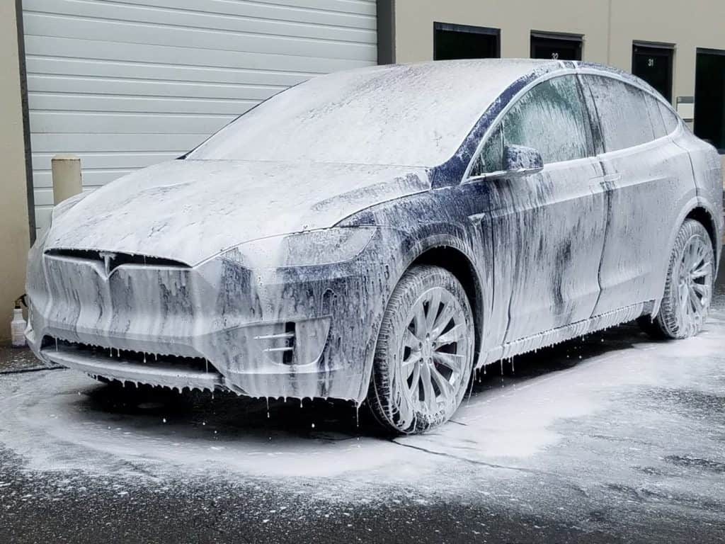 Model X being detailed at Exclusive Detail