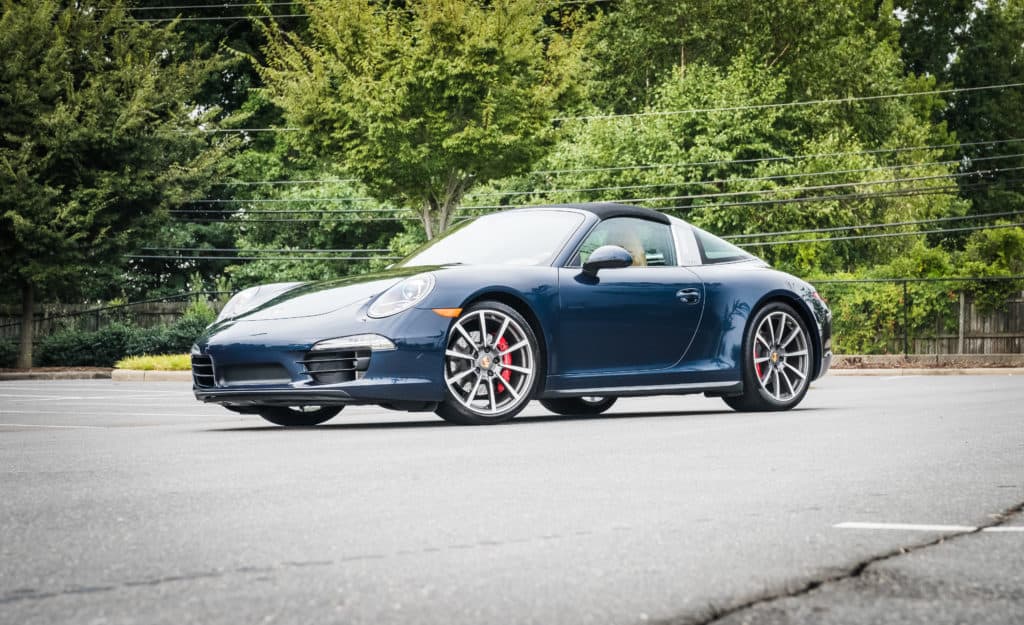 Porsche Targa with paint protection film