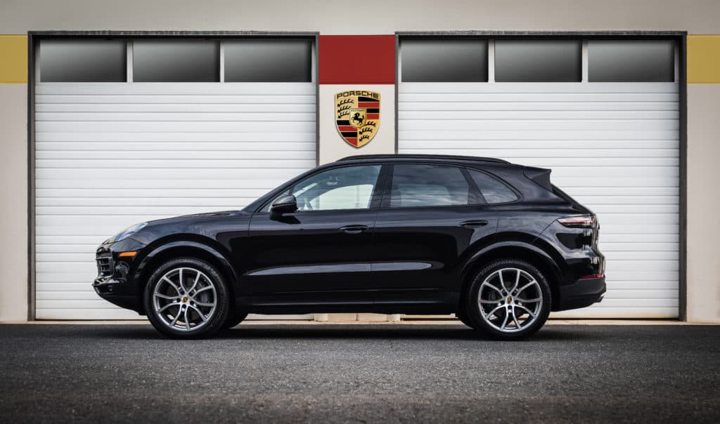 Porsche Cayenne with paint protection film in Charlotte, NC