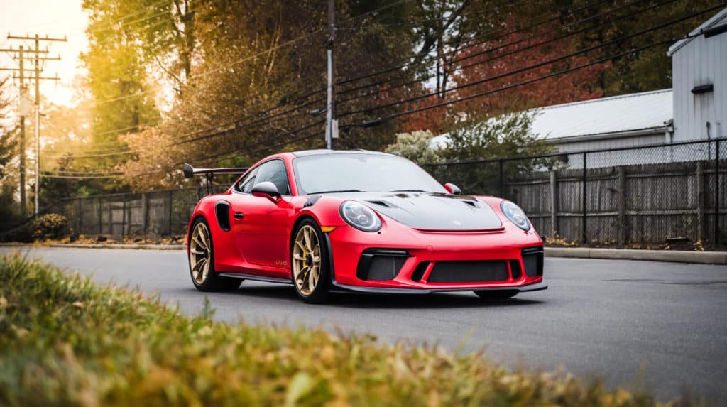 Porsche 911 GT3 with paint protection film