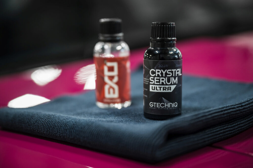 Gtechniq Crystal Serum Ultra and Gtechniq EXOv5 Cearamic coating Tesla